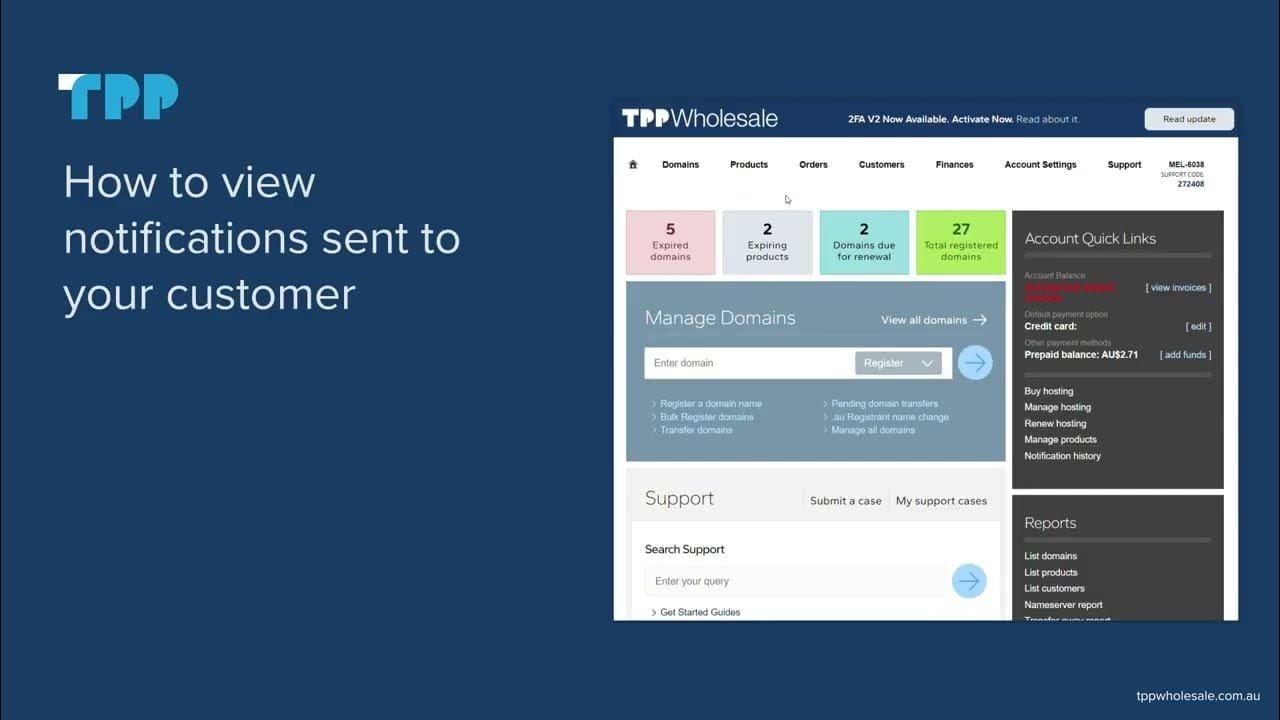 How to View Notifications Sent to Your Customer